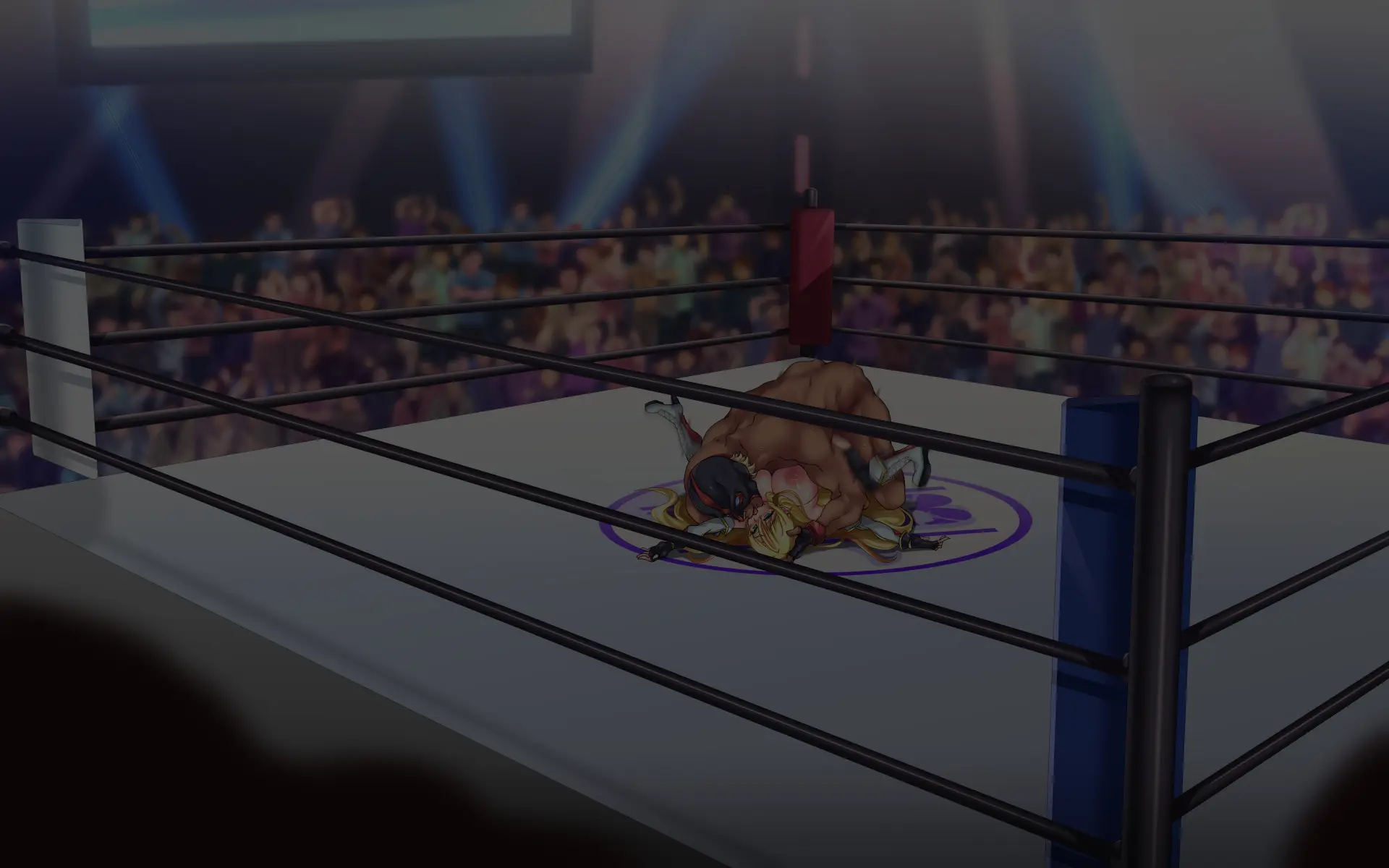 Kanzen Haiboku -WrestleDown- Muhai No Bijyo Wrestler Ga Wana Ni Hamari Ring-Jou De Youshanaku Nando Mo Okasareru!! | 완전 패배 -WrestleDown- 무패의 미녀 레슬러가 덫에 빠져 링 위에서 몇 번이고 무참히 범해진다!!